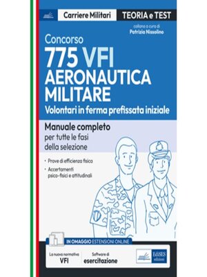cover image of Concorso 775 VFI Aeronautica militare--Volontari in ferma prefissata iniziale